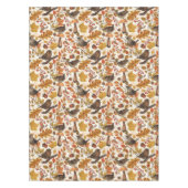 Herbstblätter, Beeren, Pilze und Früchte Tischdecke (Vorderseite)