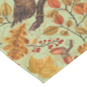 Herbstblätter, Beeren, Pilze und Früchte Tischdecke (Schrägansicht)