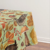 Herbstblätter, Beeren, Pilze und Früchte Tischdecke (Beispiel)