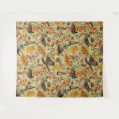 Herbstblätter, Beeren, Pilze und Früchte Wandteppich (Vorderseite (Horizontal))