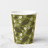 Herbstblätter, Berries & Acorns-Papierkästen Pappbecher (Vorderseite)