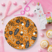 Herbstblätter, Berries & Acorns-Teller Pappteller (Party)