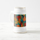Herbstblätter Bierglas (Vorderseite Links)