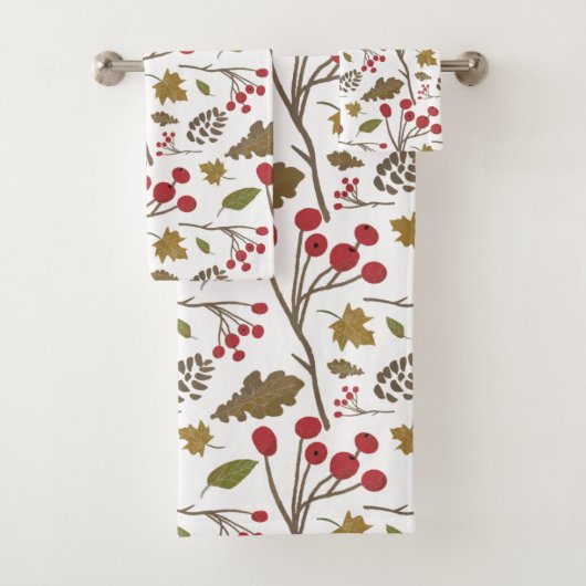 Herbstblätter, Blätter, Blätter, Blätter Badhandtuch Set (Insitu)