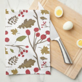 Herbstblätter, Blätter, Blätter, Blätter Geschirrtuch (Viertel Falte)