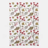 Herbstblätter, Blätter, Blätter, Blätter Geschirrtuch (Vertikal)