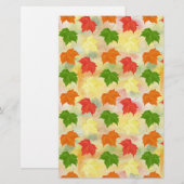 Herbstblätter Briefpapier (Vorne/Hinten)
