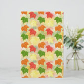 Herbstblätter Briefpapier (Stehend Vorderseite)