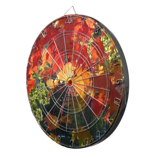 Herbstblätter Dartscheibe (Vorderseite rechts)