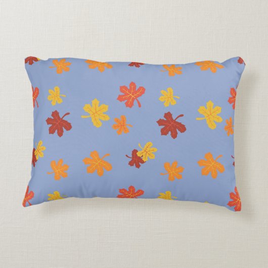 Herbstblätter Dekokissen (Rückseite)