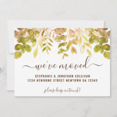 Herbstblätter, die wir angekündigt haben ankündigung (Vorderseite)