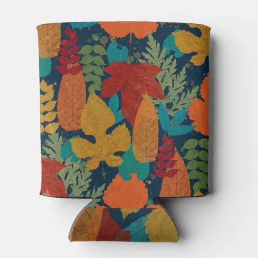 Herbstblätter Dosenkühler (Rückseite)