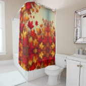 Herbstblätter Duschvorhang (Beispiel)