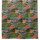 Herbstblätter Duschvorhang (Vorderseite)