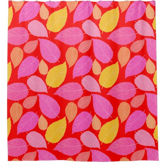Herbstblätter. Duschvorhang (Vorderseite)