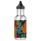 Herbstblätter Edelstahlflasche (Rechts)