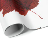 Herbstblätter & Eicheln Geschenkpapier (Rolleneckpunkt)
