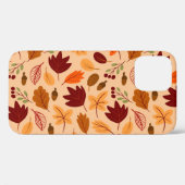 Herbstblätter, einfache kindliche nahtlose Muster. Case-Mate iPhone Hülle (Rückseite (Horizontal))