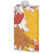 Herbstblätter, einfache, nahtlose Muster Flachmann (Links)