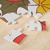 Herbstblätter, einfache, nahtlose Muster Puzzle (Seite)