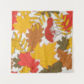 Herbstblätter, einfache, nahtlose Muster Wandteppich (Vorderseite (Horizontal))