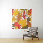 Herbstblätter, einfache, nahtlose Muster Wandteppich (Beispiel (Horizontal))