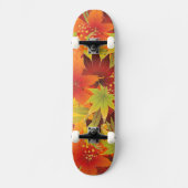 Herbstblätter-Erntedank-Bandana Skateboard (Vorderseite)