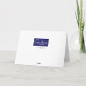 Herbstblätter / Erntedank-Karte Feiertagskarte (Rückseite)