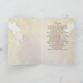 Herbstblätter, Erntedank-Tag-Gebet Karte (Innenseite)