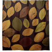 Herbstblätter fallen farbenfrohe Natur Saisonblatt Duschvorhang (Vorderseite)