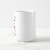 Herbstblätter Fallen Kaffee Anruf Herbst Kaffeetasse (Mittel)