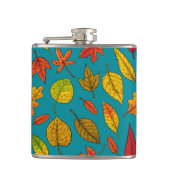 Herbstblätter Flachmann (Vorderseite)