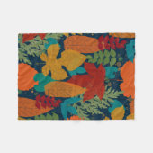 Herbstblätter Fleecedecke (Vorderseite (Horizontal))