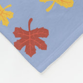 Herbstblätter Fleecedecke (Ecke)
