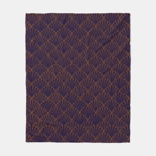 Herbstblätter Fleecedecke (Vorderseite)