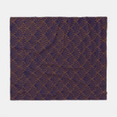 Herbstblätter Fleecedecke (Vorderseite (Horizontal))