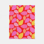 Herbstblätter. Fleecedecke (Vorderseite)