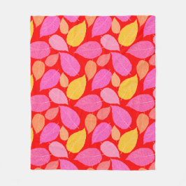 Herbstblätter. Fleecedecke