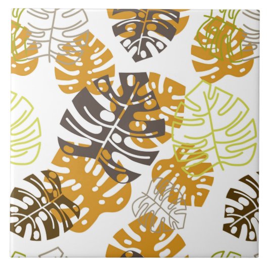 Herbstblätter Fliese (Vorderseite)