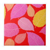 Herbstblätter. Fliese (Vorderseite)