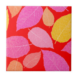Herbstblätter. Fliese