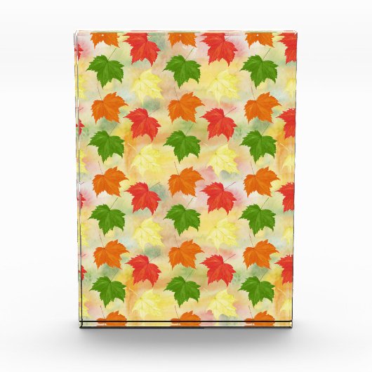 Herbstblätter Fotoblock (Vorderseite)
