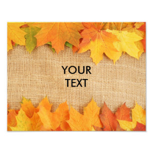 Herbstblätter Fotodruck