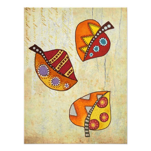 Herbstblätter Fotodruck (Vorne)