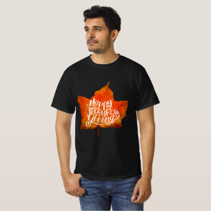 HERBSTBLÄTTER  FROHEN ERNTEDANKFESTTAG T-Shirt