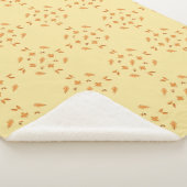 Herbstblätter Gelb und Orange Sherpadecke (3/4)