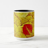 Herbstblätter - Gemälde Kunst Tasse (Zentrum)