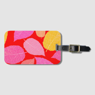Herbstblätter. Gepäckanhänger