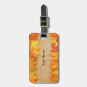 Herbstblätter Gepäckanhänger (Vorderseite vertikal)