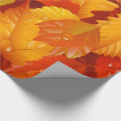 Herbstblätter Geschenkpapier (Ecke)